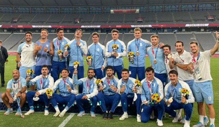 Argentino, es un sentimiento: el festejo de Los Pumas tras el bronce