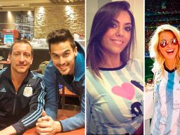 asi vivieron el partido de argentina-chile los famosos asi vivieron el partido de argentina-chile los famosos