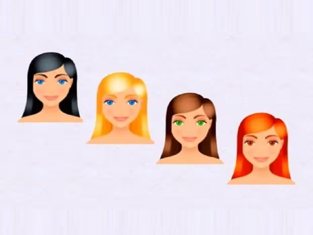 Test viral: el color de tu pelo revelará qué tipo de persona sos