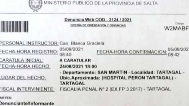 Mató a mi bebé: denunció a la médica que le hizo un aborto