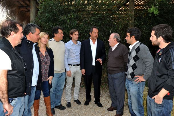 El gobernador Daniel Scioli se reunió con candidatos del conurbano