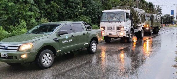 El Gobierno mandó al Ejército para ayudar a los inundados de San Antonio de Areco