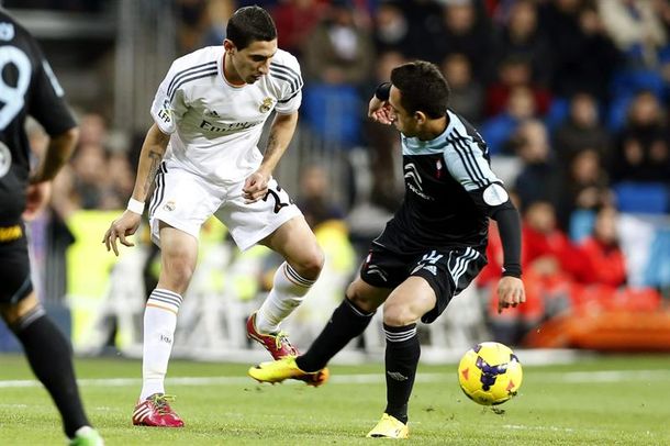 Con Di María, Real Madrid derrotó al Celta y se acercó a los líderes