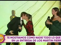 El incómodo momento que se vivió entre Pampita e Iván de Pineda en los Martín Fierro