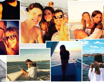 El paseo en yate del clan Tinelli en Punta del Este