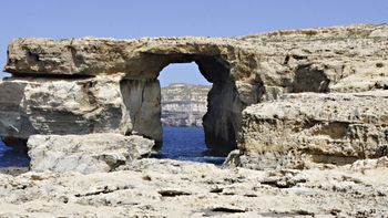 La Ventana Azul colapsó durante un temporal La Ventana Azul colapsó durante un temporal