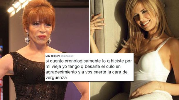 Sincera, Lizy Tagliani contestó los ataques de Canosa