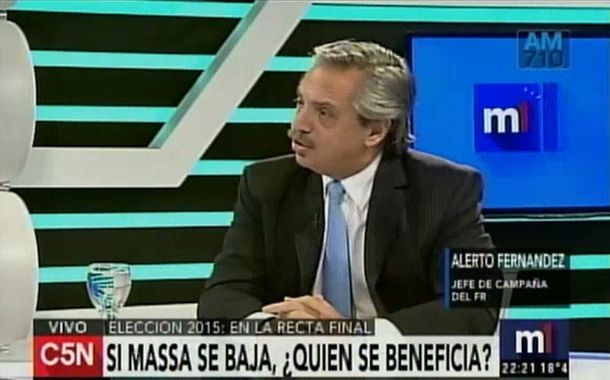 Alberto Fernández: Es indudable el deterioro en el voto de Sergio Massa