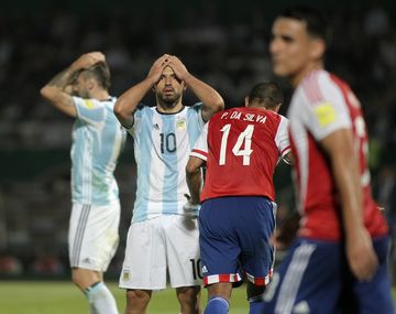 El Kun Agüero se toma la cabeza tras la derrota de Argentina ante Paraguay por las Eliminatorias para Rusia 2018