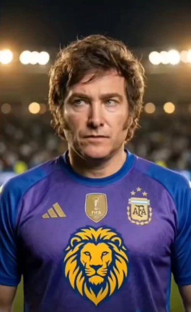 Insólito: Javier Milei se muestra encabezando a la Selección junto a Lionel Messi en un video hecho con IA