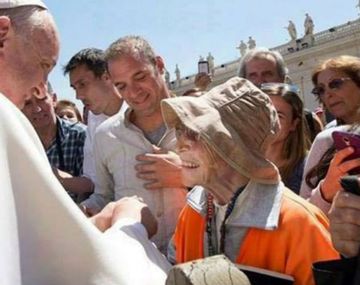La abuela que caminó de Tucumán a Luján se reunió con Francisco