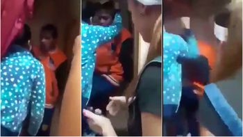 Imágenes del video grabado con un celular que se viralizó Imágenes del video grabado con un celular que se viralizó