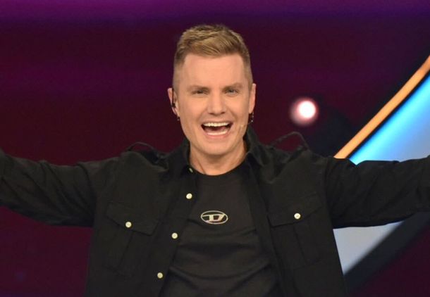 Santiago del Moro, en Gran Hermano. Santiago del Moro, en Gran Hermano.