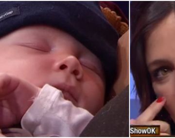 Paula Chaves llevó a Baltazar a Este es el show.