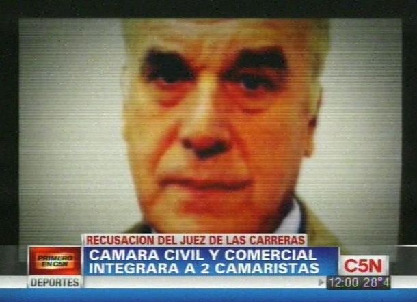 Crean una sala para analizar la recusación de De las Carreras