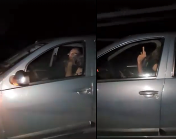 Los filmaron teniendo sexo al volante a más de 100 km/h y así reaccionó él