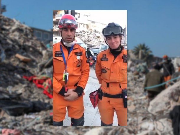Terremoto en Turquía: hablaron los brigadistas argentinos que rescataron a tres personas