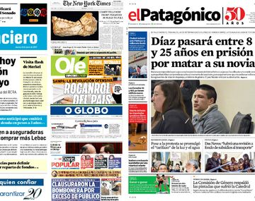 Mirá las tapas de los diarios