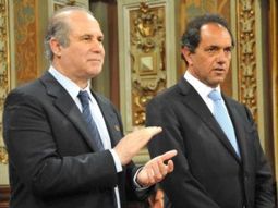 Scioli y Cacho Álvarez Scioli y Cacho Álvarez