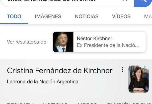 La Corte Suprema rechazó el per saltum de Google por la demanda de Cristina Kirchner