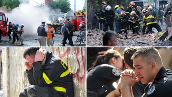 suben a nueve los muertos por el incendio y derrumbe suben a nueve los muertos por el incendio y derrumbe