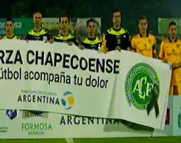 El homenaje a Chapecoense en la Copa Argentina