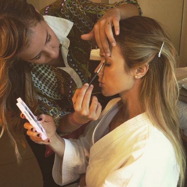 Mirá el backstage del casamiento de Chechu Bonelli y Darío Cvitanich