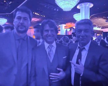 La foto de Darín con Tom Cruise en una gala de los Oscar