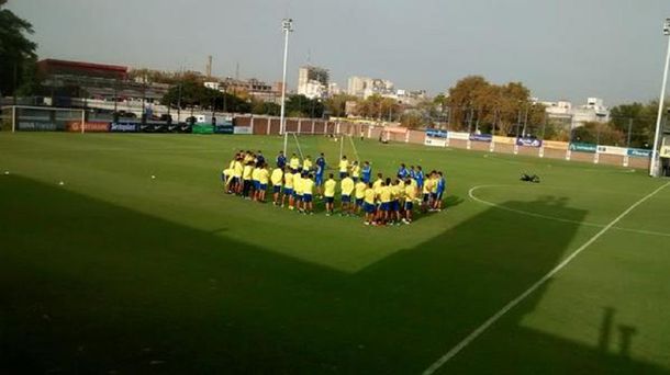 En el entrenamiento de Boca, seis jugadores trabajaron aparte
