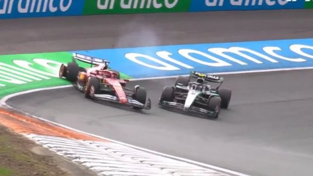 Impactante choque entre Charles Leclerc y Kimi Antonelli en el GP de Países Bajos
