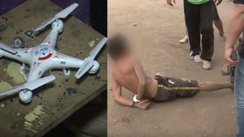 Una banda narco usaba un drone en San Martín Una banda narco usaba un drone en San Martín