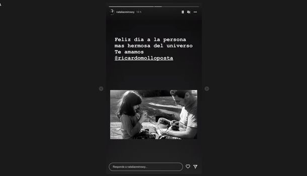 Natalia Oreiro celebró los 65 años de Ricardo Mollo con un tierno video