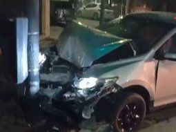 Violento choque en San Cristóbal