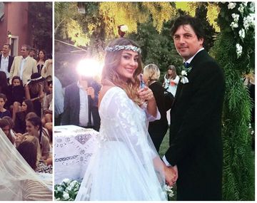 Sol Estevanez se casó con una súper boda en un campo
