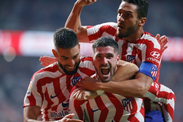 Con goles de Correa y De Paul, Atlético de Madrid goleó al Celta