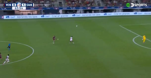 El increíble golazo de Salomón Rondón para poner la igualdad entre Venezuela y Canadá