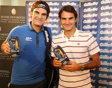 Una costumbre: Roger Federer ya tiene su doble argentino