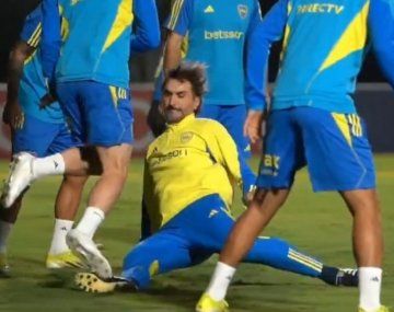 Video: la tremenda patada de Diego Martínez a un jugador de Boca