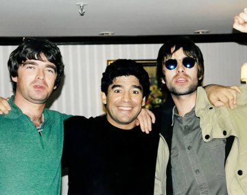 Oasis y Diego Maradona