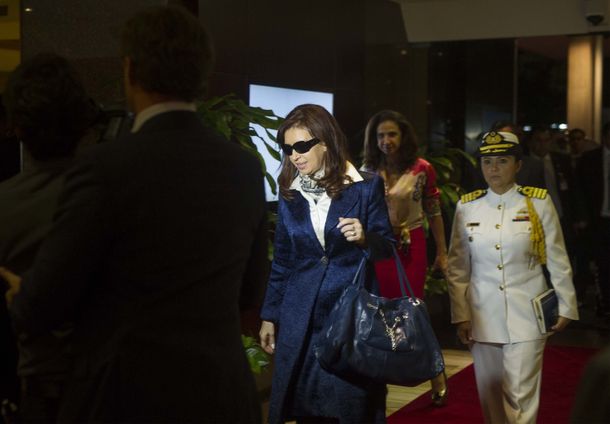 Cristina llegó a Venezuela para participar de la Cumbre del Mercosur