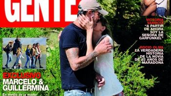 tinelli y valdes, a los besos tras reconciliarse tinelli y valdes, a los besos tras reconciliarse