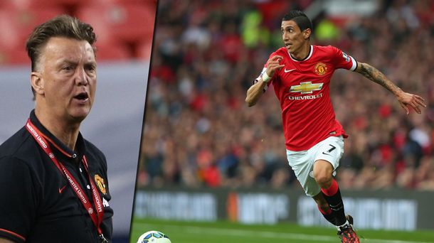 Otra pelea de Van Gaal: ahora criticó a Ángel Di María