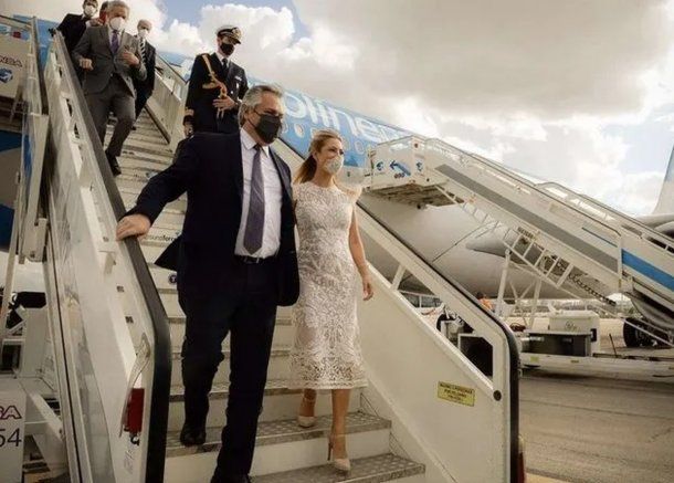 Alberto Fernández llegó a Los Ángeles para participar de la Cumbre de las Américas