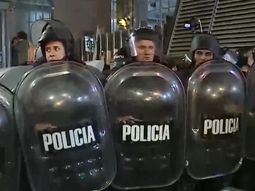 Congreso: la Policía reprimió a empleados públicos que reclamaron tras ser despedidos
