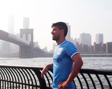 Todas las fotos del paseo del Kun Agüero por Nueva York
