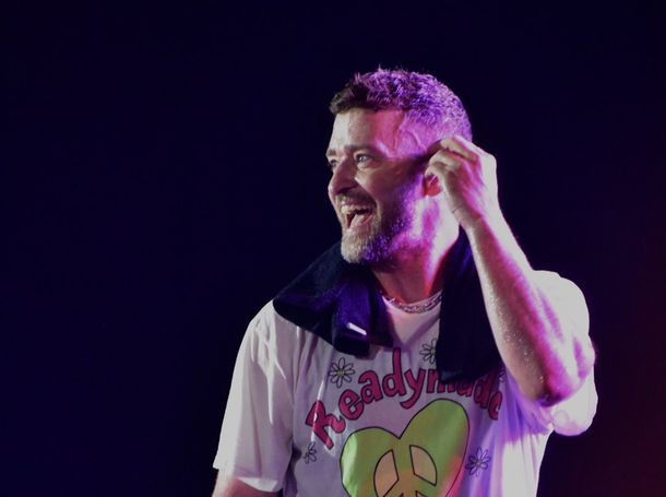 Justin Timberlake en el Lollapalooza (Foto: Guadalupe Cajal)
