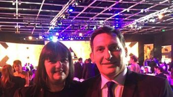 Paulo Kablan en la fiesta de los premios Martín Fierro de radio Paulo Kablan en la fiesta de los premios Martín Fierro de radio