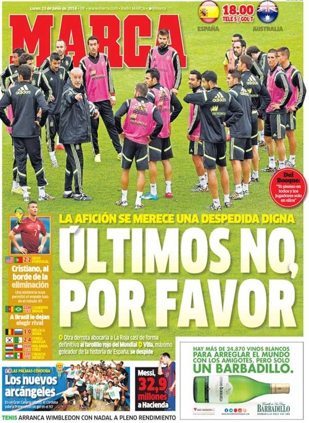 El ruego de toda España: Últimos no, por favor