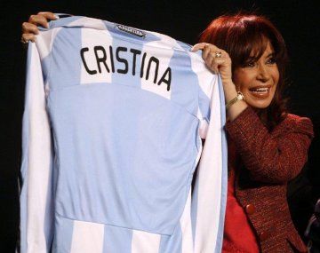 ¡Vamos Argentina! El festejo de Cristina apenas terminó la final