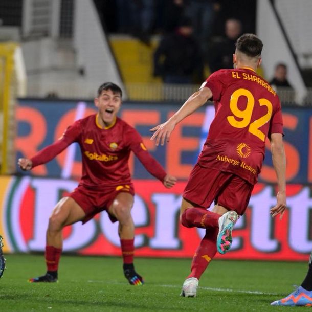 Dos asistencias de Dybala en el triunfo de la Roma